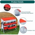 thumbnail image 1 of OUYAWEI 8 Compartments Chicken Nesting Box,Nesting Boxes for Chickens,,Galvanized Steel Roll Away Nesting Box for Laying Eggs,Cleanable Pull Out Chicken Coop Nesting Boxes Fit for Different Breeds, 1 of 8