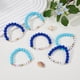 thumbnail image 5 of 6 pulseras azules para hermana mayor y hermana menor, pulsera elástica con cuentas redondas, pulsera de moda, pulsera de amistad, regalos de cumpleaños., 5 of 7