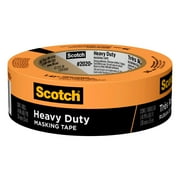 Scotch Heavy Duty Masking Tape, 1.41 in x 60.1 yd, Orange, 1 Roll