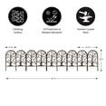 thumbnail image 5 of Plow & Hearth Metal Garden Edging with Tree of Life Design, 5 of 8