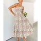 thumbnail image 2 of Vestido largo floral de un solo hombro para fiestas de verano, bodas en la playa y vacaciones Encanto bohemio, 2 of 6
