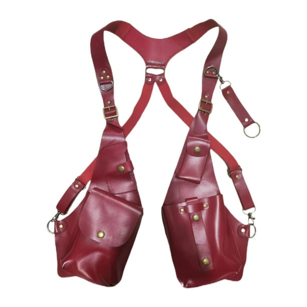 Bolso de hombro Strade Fareast Limited para las axilas para mujeres y hombres para viajes de compras de fiesta Rojo