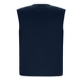 thumbnail image 6 of asjyhkr Plus Size Mens Athletic Tank Tops Mesh Stretch Sleeveless Crew Neck Shirts Gym Running Workout Shirts(L,Navy), 6 of 7