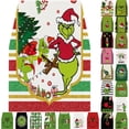 thumbnail image 4 of Grinch Decor Grinch Christmas Decorations Bathroom Grinch Christmas Decorations Linen Green Christmas Table Runner Merry Tablecloth Christmas Xmas Holiday Table Decorations, 4 of 4