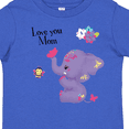 thumbnail image 4 of Inktastic Yara Happy Mothers Day Purple Elephant and Bee Gorgeous Girls Toddler T-Shirt, 4 of 5