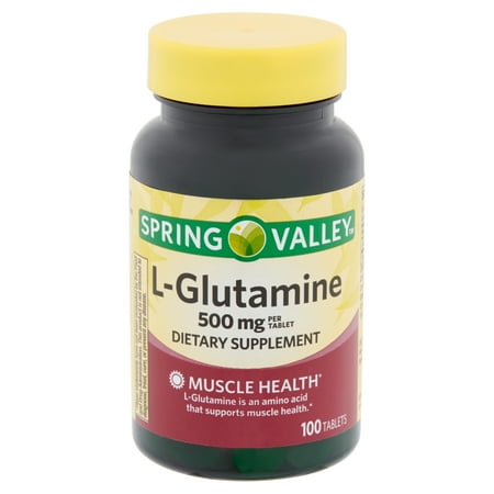 Spring Valley L-Glutamine Tablets, 500 mg, 100 count