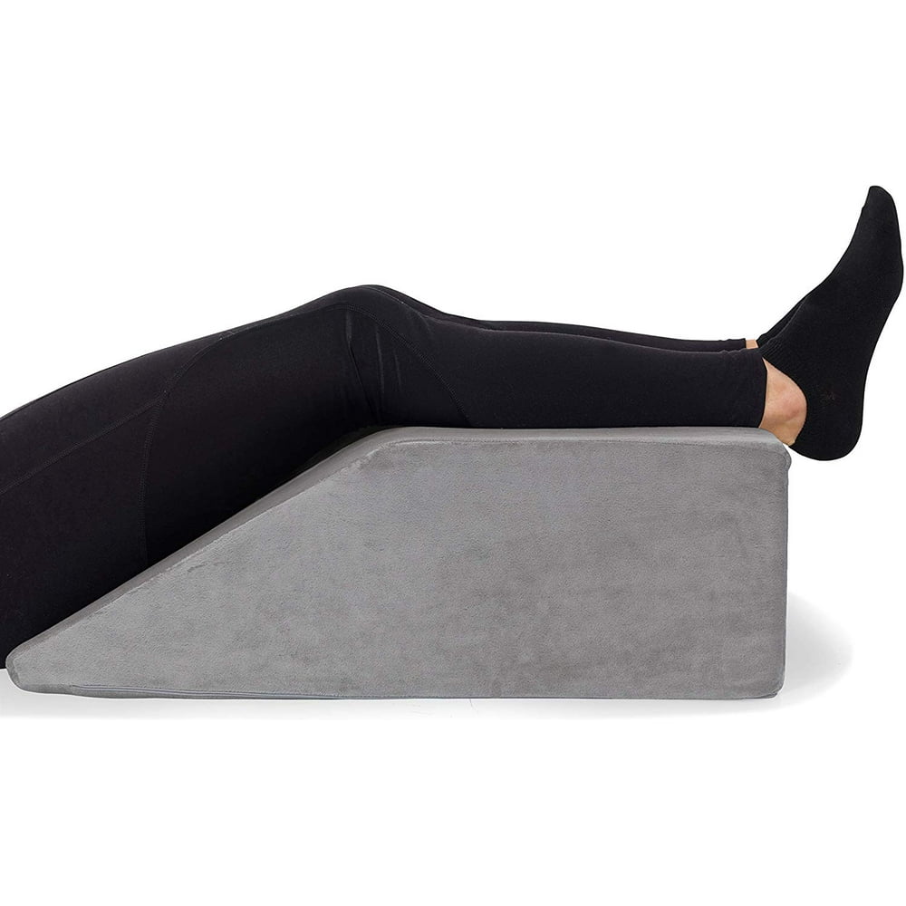 Leg Elevation Foam Top Wedge Pillow, Highdensity Leg Rest Elevating