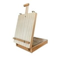 thumbnail image 5 of Caja de almacenamiento para pintura al óleo redondeada portátil de haya Mirage Wholesale, caja de herramientas, color nogal, portátil, 5 of 5