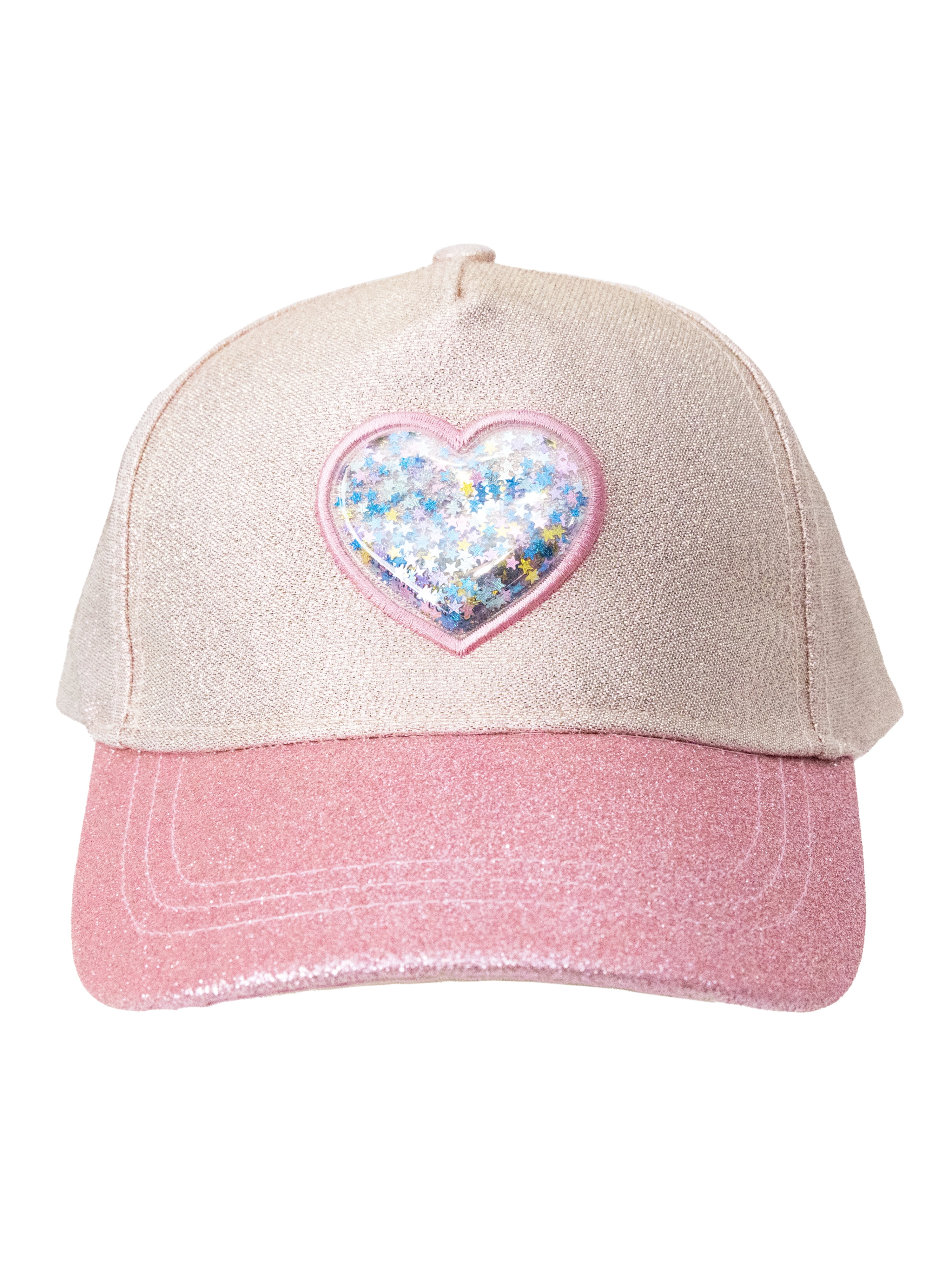 Wonder Nation Girls Heart Patch Baseball Hat