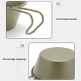 thumbnail image 3 of Tazón 300ML Camping Apilable Olla de Camping para Picnic Playa Pesca Ejército Verde Verde, 3 of 5