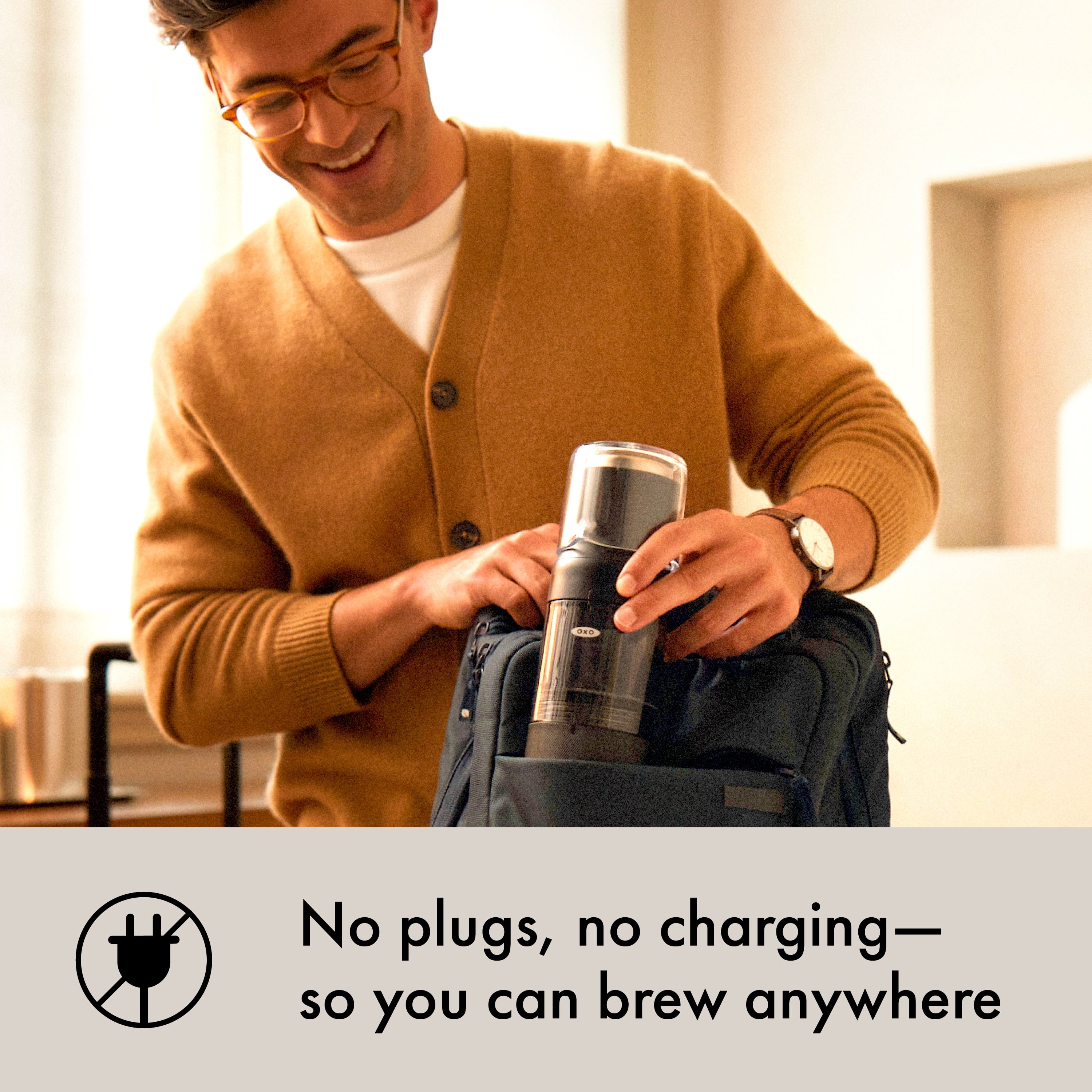 OXO Brew Rapid Brewer Fast Manual Coffee Maker for Hot & Cold Beverages