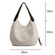 thumbnail image 2 of Los bolsos de lona sencillos son elegantes y versátiles. Blanco arroz, 2 of 5