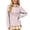 Pink, variant on hotojiny Girls Long Sleeve Shirt Half Zip Collar Polka Dot Print Casual Loose Pullover Sports Top for Fall Winter(Yellow,14-15 Years)