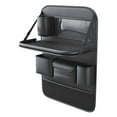 thumbnail image 1 of Leather Car Seat Back Storage Bag with Foldable Table, Waterproof and Multifunctional for Most Car Models, 1 of 8