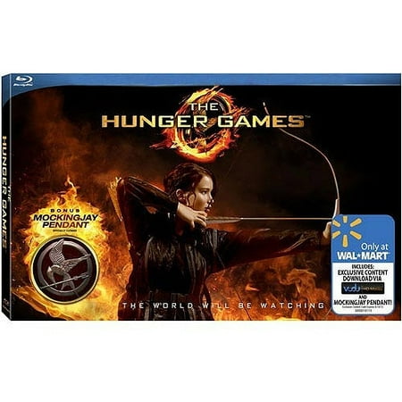 The Hunger Games (Walmart Exclusive) (Blu-ray + Mockingjay Pendant)