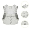 thumbnail image 6 of GARENDE Running Vest Breathable Adjustable Vest for Running Outdoor Sports Grey, 6 of 9