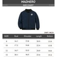 thumbnail image 5 of MADHERO MA1-7K Boys Bomber Jacket Black Flight Jacket size 14, 5 of 6
