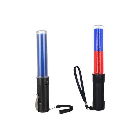 2 PCS Varita de Tráfico Tiene Cierta Resistencia para Señalización de Tráfico, Guías de Estacionamiento, de Carreteras Escolares Yotijar Traffic Baton Light Stick