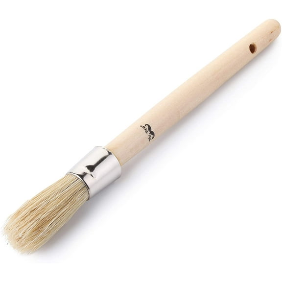 Mr. Pen- Chalk Paint Brush, 0.7 inch, Wax Brush, Round Paint Brush, Wood