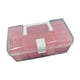 thumbnail image 3 of Estuche para guardar joyas,Estuche transparente para guardar joyas con 32 compartimentos,Caja de almacenamiento de aretes de gran capacidad de 32 unidades,Organizador de joyas portátil con Rosa, 3 of 9