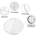 thumbnail image 3 of Casewin Round Cooling Cooking Racks - Size 5”, 6.7''& 8.3” & 9.5” - Stainless Steel Round Steaming Baking Rack, Multi-Purpose for Canning Air Fryer Pressure Cooker, Dishwasher Safe, 3 of 7