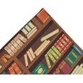 thumbnail image 6 of Coolnut Tapestry Wall Hanging Bookcase Library Tapestry Polyester Tapestry Bright Wall Art Wall Blanket Wall Decor for Bedroom Living Room Dorm Decor（60 x 51 inch） Home Decor Gifts, 6 of 7