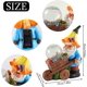 thumbnail image 4 of SZTXJ Garden Gnome Ornaments Solar Power Outdoor Decoration Gnome Statue Figurine Waterproof Solar Light Garden Gnome Sculpture Gifts for Patio Lawn Y, 4 of 5