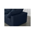 thumbnail image 5 of Meridian Furniture Serene Navy Durable Linen Fabric Modular Sectional, 5 of 11