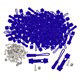 thumbnail image 1 of Kit de reparación de cremalleras de 200 piezas. Tiradores y cabezales de cremallera. No requiere costura. Repuesto reutilizable. Azul, 1 of 8