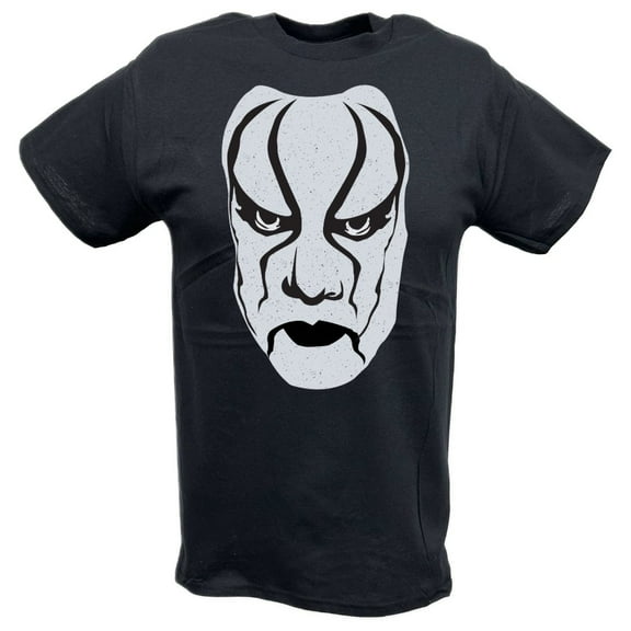 Sting White Warrior WWE Mens Black T-shirt S
