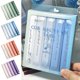 thumbnail image 1 of Juego de Cinta Correctora Colores Degradados | Corrección de estilo de lápiz de deslizamiento suave | Paquete de 5 de gran capacidad | Diseño facetado | 14,5x2,2cm | Versátil para bolígrafos, 1 of 6