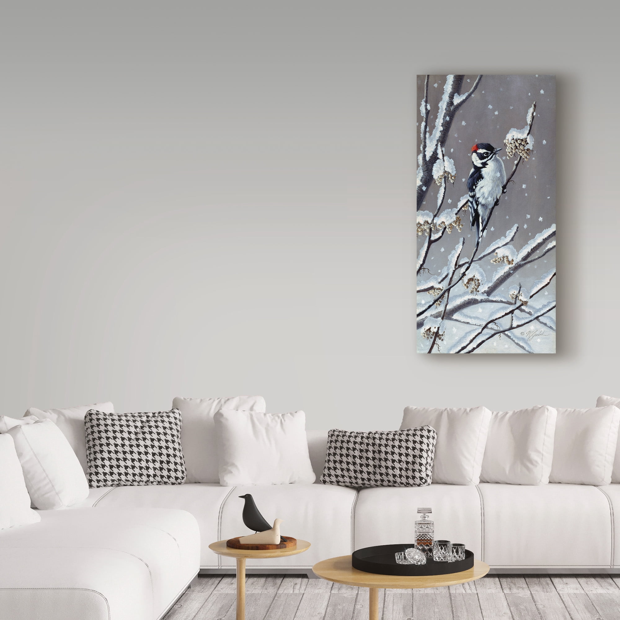 Trademark Fine Art 'Winter Berries' Canvas Art by Wilhelm Goebel