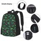 thumbnail image 3 of Disketp Dino Christmas Party Mochila Estampada de Gran Capacidad con Lonchera y Estuche, Set de 3 Piezas para Estudiantes, 3 of 7