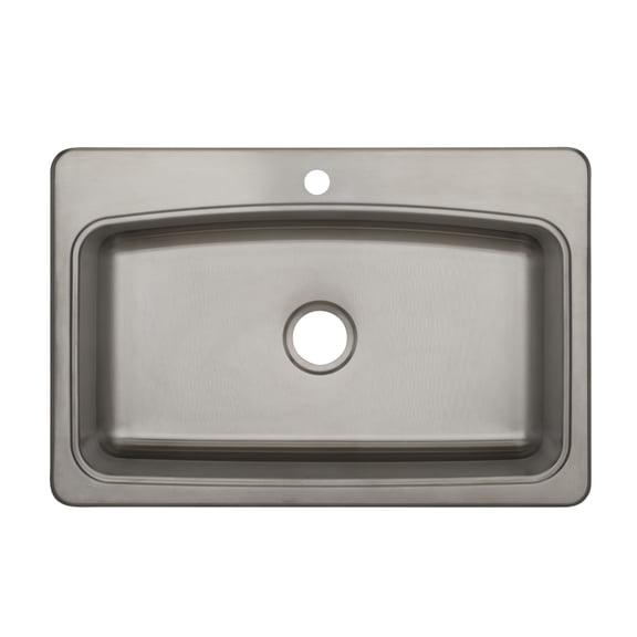 Proflo PFSR1B332281 Bealeton 32-15/16" Drop In Single Basin Stainless Steel Kitchen Sink -