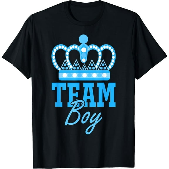 Velto Team Boy Team Girl Blue Gender Reveal Party Matching Family T-Shirt All Size S-5XL
