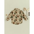 thumbnail image 4 of Bagilaanoe Toddler Baby Boys Casual Shirt Long Sleeve Print T-shirt Tops 6M 12M 18M 24M 3T 4T Kids Spring Autumn Clothes, 4 of 8