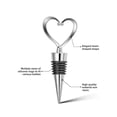 thumbnail image 4 of Juego de 24 abridores de botellas shaofei con forma de llave y 24 corchos de vino plata de ley, 4 of 5