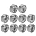 thumbnail image 3 of Fugacal 10Pcs S623Z 3*10*4mm Ball Bearing Mute Rolling Wheel Drive Accessory, 3 of 8
