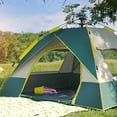 thumbnail image 5 of 4 Person Camping Tent, Instant Easy Pop Up Tents for Camping, Automatic Waterproof Family Camping Tent, Easy Set Up Tent, Portable Windproof Dome Tent for Camping Hiking & Traveling, 5 of 12