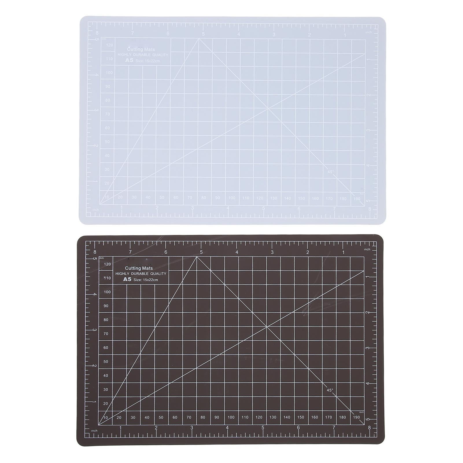 Oubit Tapis de Découpe, 2 Pcs Tapis de Découpe A5 Tapis de Découpe PVC Tapis de Découpe Performance de Premier Ordre