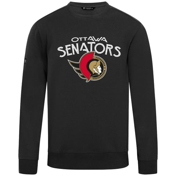 Men's Levelwear Black Ottawa Senators Zane Mission Sweatshirt