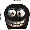 thumbnail image 6 of Funny Cartoon Car Headrest Covers, 2026 New Halloween Car Headrest Covers, Head Rest Cover Funny Eye, with Elastic Fit,Breathable Fabric, for Road Trips, Parties and Parades, 6 of 6