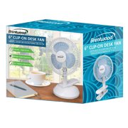 Brentwood Kool Zone 6 Convertible Clip Desk Fan