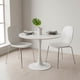thumbnail image 4 of Ilios Innova | Mesa Redonda Tuli de 80 cm, Comedor Moderno Minimalista Tipo Tulip, Base de Pedestal Robusta, Ideal para Desayunador, Cocina o Departamentos Pequeños, 4 of 9