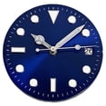thumbnail image 4 of Esfera de reloj de 28,5 mm para modificación de movimiento NH36/NH35, elegante, verde luminoso Azul, 4 of 8