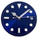 thumbnail image 4 of Esfera de reloj de 28,5 mm para movimiento NH36/NH35 Accesorio resistente y moderno Relojero Azul, 4 of 9