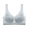 thumbnail image 2 of CFLVAEK Seamless Bra for Women Plus Size Supportive Minimizer Bras Comfort Wireless Everyday Bras Full Coverage Beauty Back Bralettes Gray L, 2 of 8