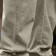 thumbnail image 4 of ameIAEA Cargo Pants for Men Elastic Waist Outdoor Hiking Pants Drawstring Sweatpant with Multi Pockets, 4 of 7