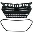 thumbnail image 3 of Front Bumper Grille with Frame - 2-Pack Front Bumper Radiator Grill Assembly Replacement for Elantra GT Hatchback 2016 2017, Black, 3 of 6