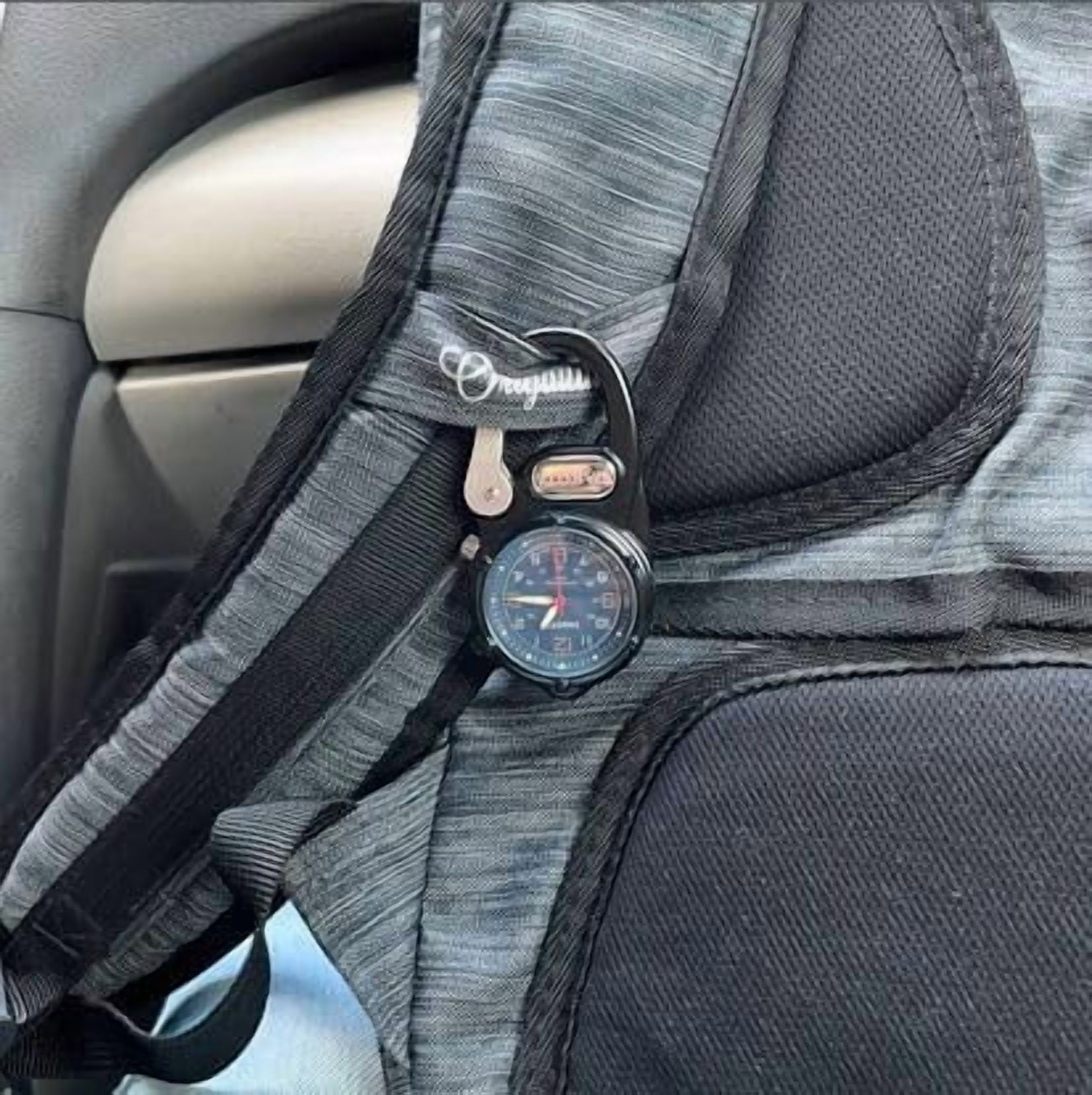 Dakota Mini Clip Microlight, Quality Pocket and Fob Watch, Outdoor Gifts for Men, Use for Fishing Hunting, and More, LED Flashlight, Clip on Watch